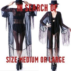 ISO: UNIF "Wiccan Kimono" Size L or M